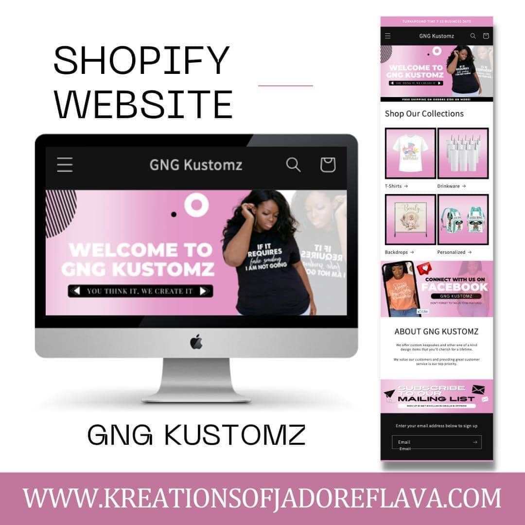 Custom Shopify Website Design