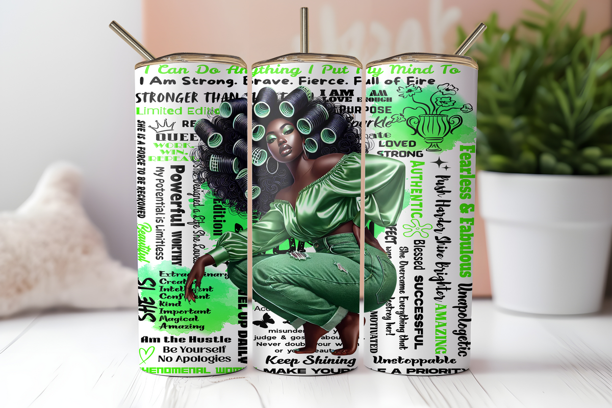 Crowned in Curls 20oz Tumbler